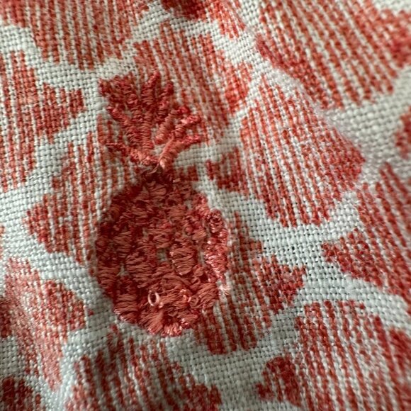 Tommy Bahama Women's 5-Inch Summering Shells HR Easy Linen Shorts - Pure Coral S - Picture 5 of 13